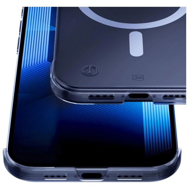 3mk Just20g MagCase dėklas, skirtas Apple iPhone 17 Pro Max, permatomas, polikarbonatas