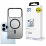 3mk Frosty MagCase dėklas, skirtas Apple iPhone 17 Pro Max, juodas