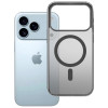 3mk Frosty MagCase dėklas, skirtas Apple iPhone 17 Pro Max, juodas