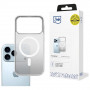 3mk Frosty MagCase dėklas, skirtas Apple iPhone 17 Pro Max, baltas