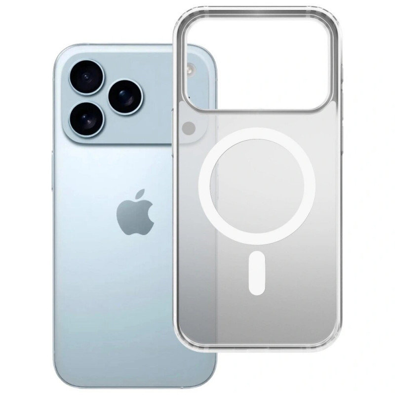 3mk Frosty MagCase dėklas, skirtas Apple iPhone 17 Pro Max, baltas