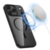 Tech-Protect MagMat MagSafe dėklas Apple iPhone 17 Pro Max telefonui, juodas/skaidrus