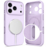 Tech-Protect Silicone MagSafe dėklas Apple iPhone 17 Pro telefonui, alyvinis, THP4521