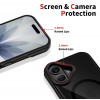 Tech-Protect MagHybrid MagSafe dėklas Apple iPhone 17 telefonui, juodas/raudonas