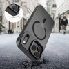 Tech-Protect Magstand MagSafe dėklas, skirtas Apple iPhone 17 Pro, matinės juodos spalvos