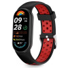Tech-Protect IconBand Air silikoninis dirželis Xiaomi Smart Band 8 / 9 / 10 / NFC, juodas/raudonas