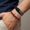 Tech-Protect IconBand Air silikoninis dirželis Xiaomi Smart Band 8 / 9 / 10 / NFC, juodas/raudonas