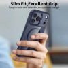 Tech-Protect MagMat MagSafe apsauginis dėklas Apple iPhone 17 Pro Max, tamsiai mėlynas/skaidrus