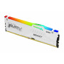 Kingston FURY Beast 16 GB DDR5-5600 CL40 DIMM atminties modulis, RGB, baltos spalvos, KF556C40BWA-16