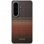PITAKA Edge Case MagSafe dėklas Samsung Galaxy S26+, saulėlydžio atspalvio