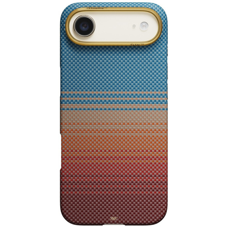 PITAKA Edge Case California Dream 01 dėklas Apple iPhone Air telefonui, saulėlydis