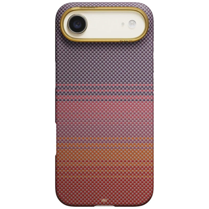 PITAKA Edge Case California Dream 02 dėklas Apple iPhone Air telefonui, saulėlydis