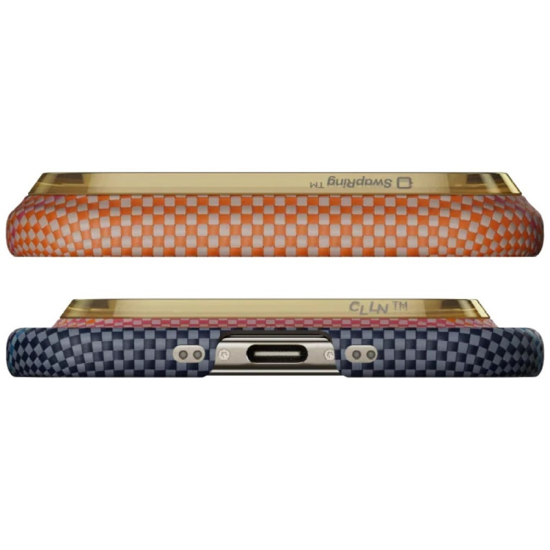 PITAKA Edge Case California Dream 05 dėklas Apple iPhone Air telefonui, saulėlydis