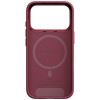 PITAKA Summa Case dėklas Apple iPhone 18 Pro / 17 Pro, bordo spalvos
