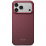 PITAKA Summa Case dėklas Apple iPhone 18 Pro Max / 17 Pro Max, bordo spalvos
