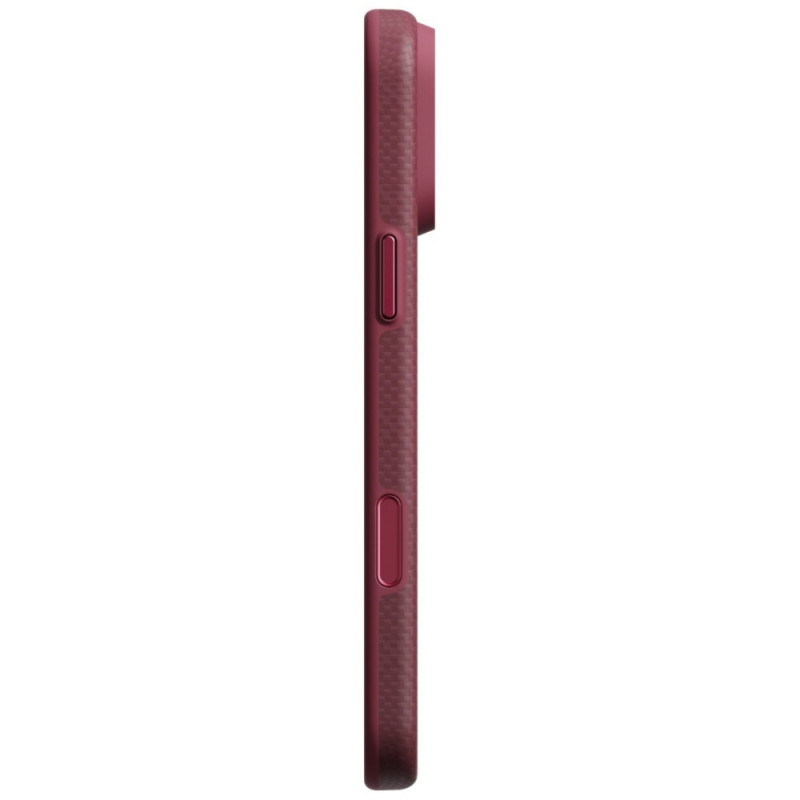 PITAKA Summa Case dėklas Apple iPhone 18 Pro Max / 17 Pro Max, bordo spalvos