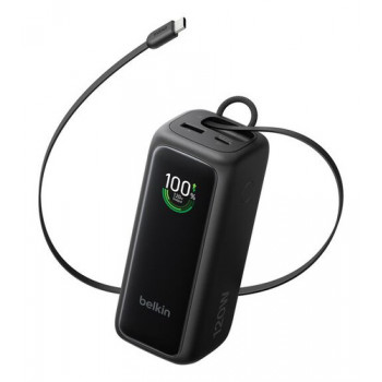 Belkin UltraCharge Smart Display Power išorinis akumuliatorius BPB042HQBK, PD 120 W, įtraukiamas USB-C laidas