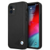 BMW Leather Deboss hardcase Apple iPhone 12 mini, juodas (BMHCP12SRCDPK)