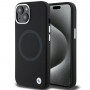 BMW Signature Liquid Silicone MagSafe dėklas, skirtas Apple iPhone 15 Plus / 14 Plus, juodas (BMHMP15MSILBK2)