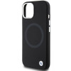 BMW Signature Liquid Silicone MagSafe dėklas, skirtas Apple iPhone 15 Plus / 14 Plus, juodas (BMHMP15MSILBK2)