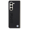 BMW Signature Logo Imprint kietas dėklas Samsung Galaxy Z Fold5, juodas