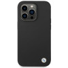 BMW Silicone Metal Logo BMHCP15LSILBK dėklas Apple iPhone 15 Pro, juodas