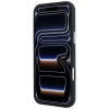 BMW Quilted Pattern Metal Logo dėklas ir piniginė-rinkinys Apple iPhone 18 Pro / 17 Pro, juodas