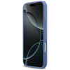 Guess 4G Double Card Triangle dėklas Apple iPhone 18 Pro Max / 17 Pro Max, mėlynas