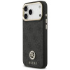 Guess 4G Strass Logo MagSafe dėklas, skirtas Apple iPhone 18 Pro Max / 17 Pro Max, juodas