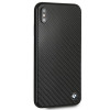BMW BMHCI65MBC Signature Carbon kietasis dėklas, skirtas Apple iPhone XS Max, juodas
