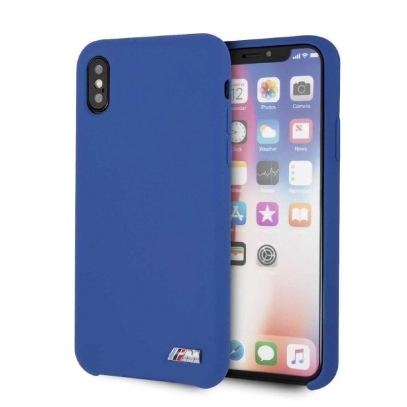BMW Silicone M Collection dėklas Apple iPhone X / XS, navy