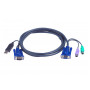 ATEN 2L-5506UP PS/2 į USB KVM kabelis, 6 m