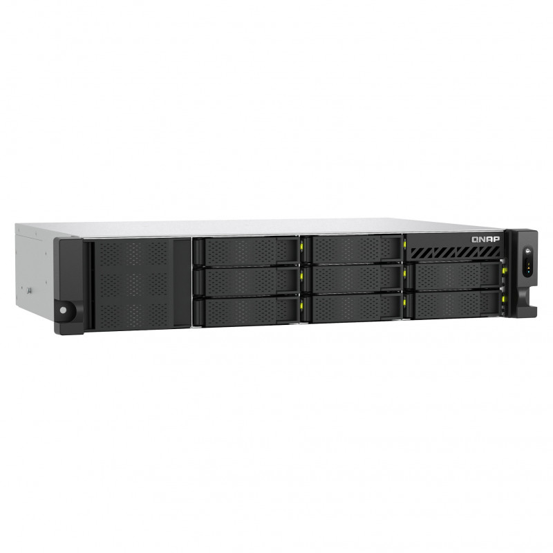 QNAP TS-h1073BXeU-RP-8G 2U rack NAS su Ryzen Embedded V1780B, 8 GB DDR4 ir redundantine maitinimo bloko sistema