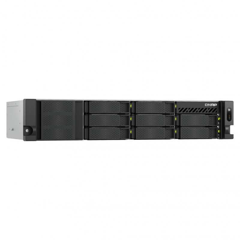 QNAP TS-h1073BXeU-RP-8G 2U rack NAS su Ryzen Embedded V1780B, 8 GB DDR4 ir redundantine maitinimo bloko sistema