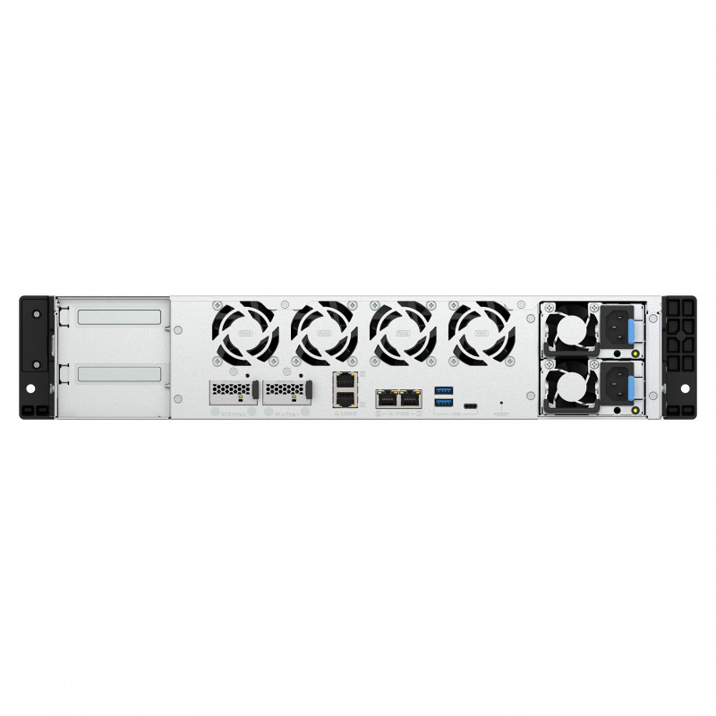 QNAP TS-h1073BXeU-RP-8G 2U rack NAS su Ryzen Embedded V1780B, 8 GB DDR4 ir redundantine maitinimo bloko sistema