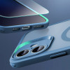 ESR Classic Pro Set HaloLock MagSafe dėklas su grūdintu stiklu skirtas Apple iPhone 16, Frosted Blue