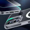 ESR Classic Pro Set HaloLock MagSafe dėklas su grūdintu stiklu, skirtas Apple iPhone 16, permatomas