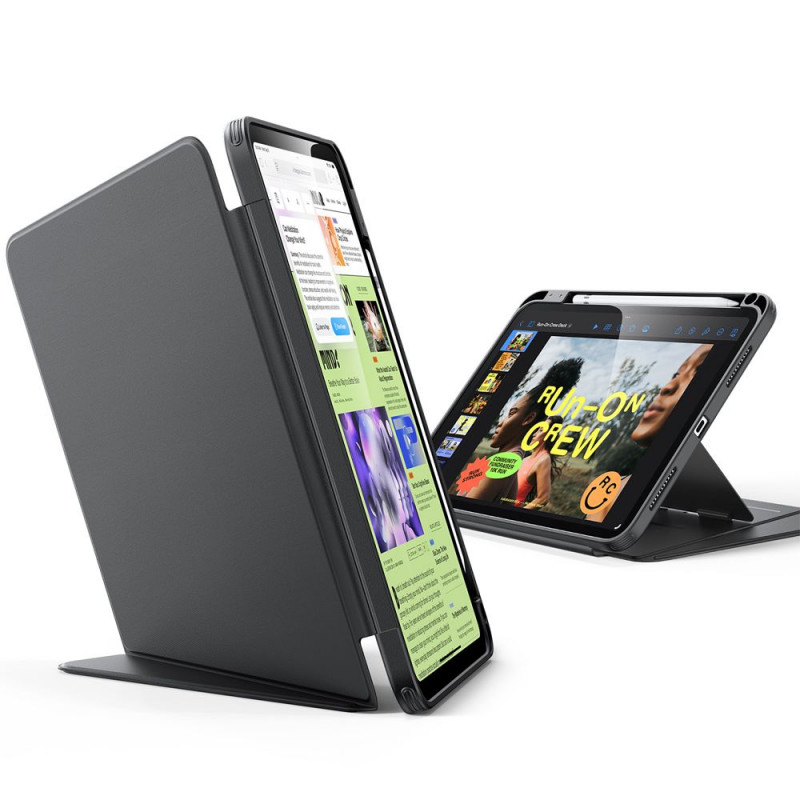 ESR Flip Hybrid dėklas, skirtas Apple iPad 10.9" 2022 (10th gen.) / iPad 11" 2025 (11th gen.), juodas