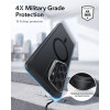 ESR Classic Hybrid Kickstand MagSafe dėklas skirtas Samsung Galaxy S26 Ultra, Frosted Black