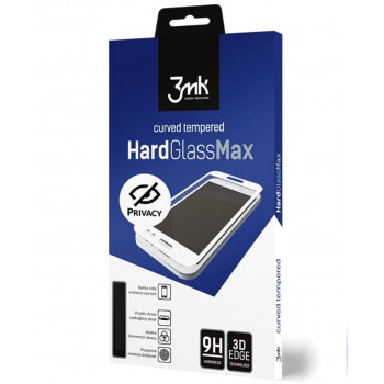 3MK HardGlass Max Privacy grūdintas privatumo stiklas, skirtas Apple iPhone 7, juodas