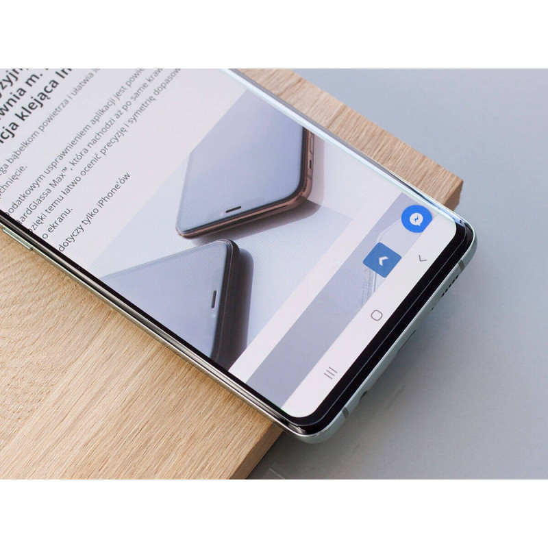 3MK HardGlass Max Sensor-Dot grūdintas stiklas, skirtas Samsung Galaxy S10, juodas