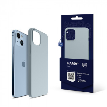 3MK Hardy Case MagSafe silikoninis dėklas Apple iPhone 14 Plus / 15 Plus, mėlynas