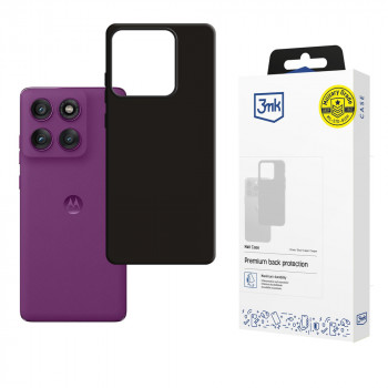 3MK Matt Case skirtas Motorola Edge 60 Pro, matinė juoda
