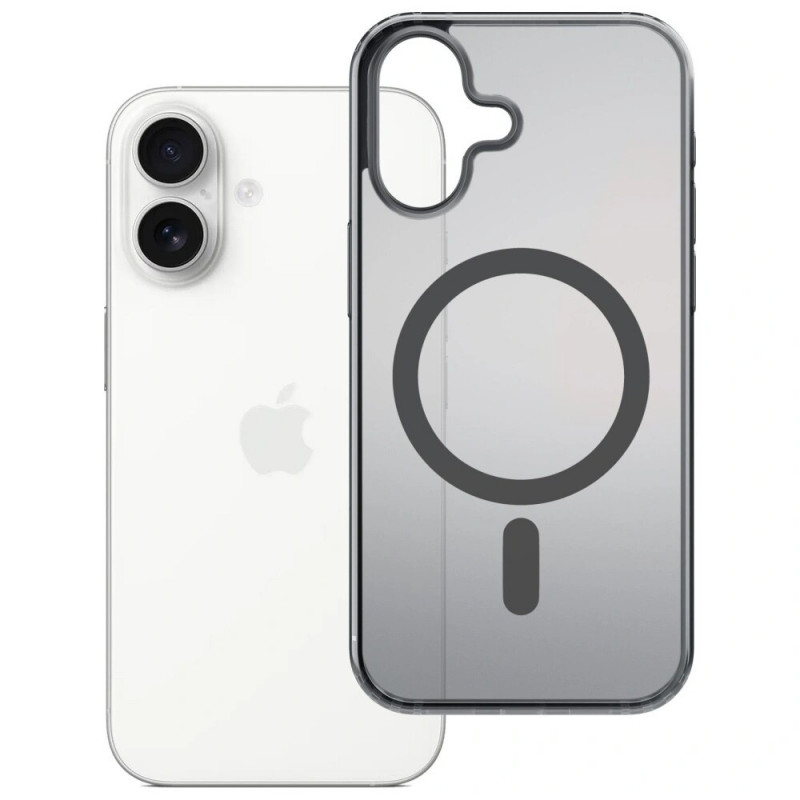 3MK Frosty MagCase, skirta Apple iPhone 17, juodas