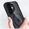 3MK Satin Armor MagCase dėklas, skirtas Apple iPhone 17, juodas