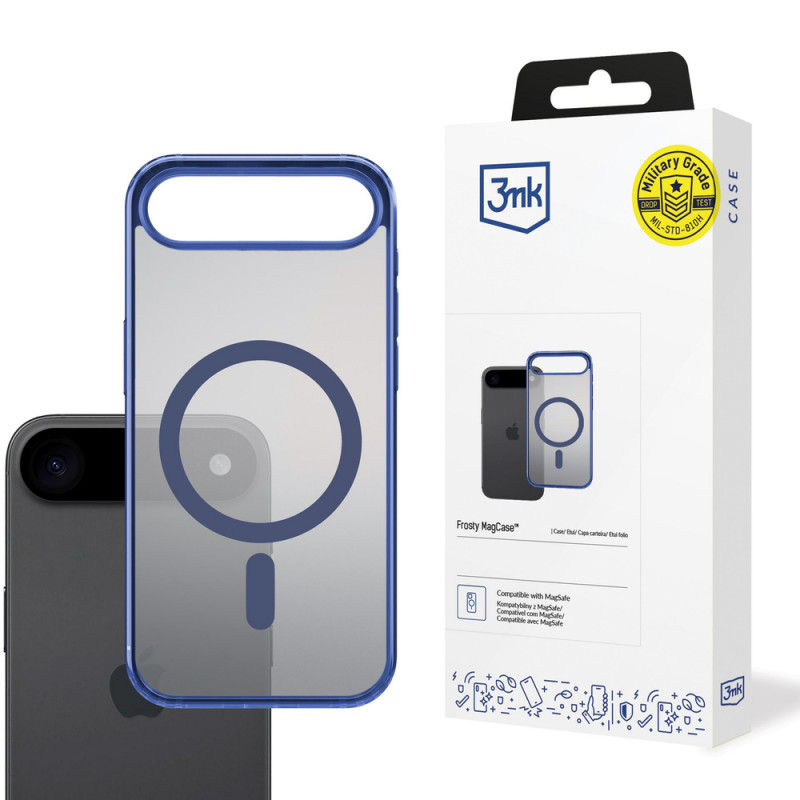 3MK Frosty MagCase Apple iPhone Air dėklas, mėlynas