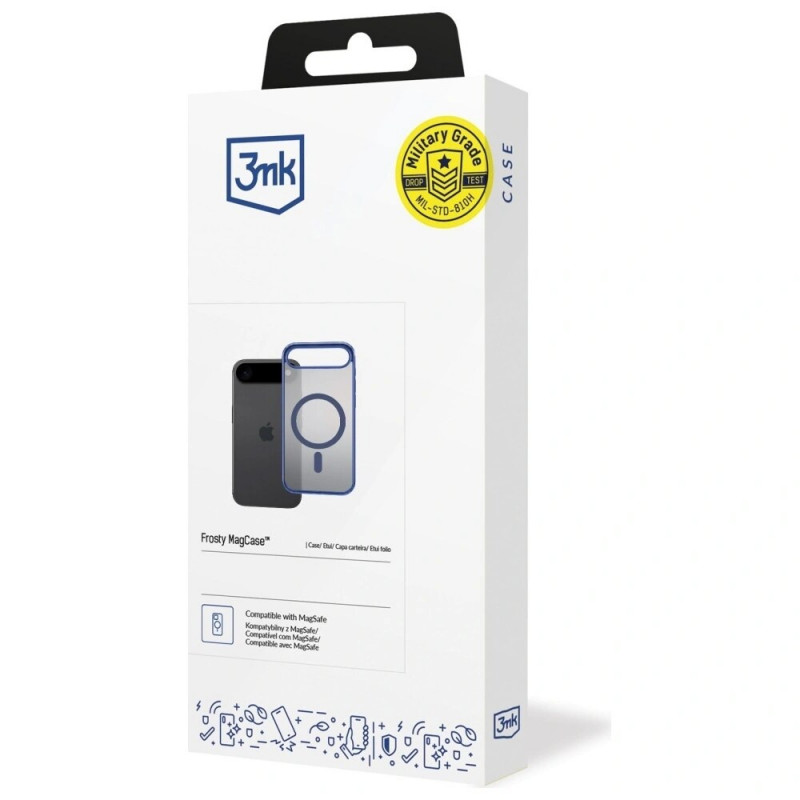 3MK Frosty MagCase Apple iPhone Air dėklas, mėlynas
