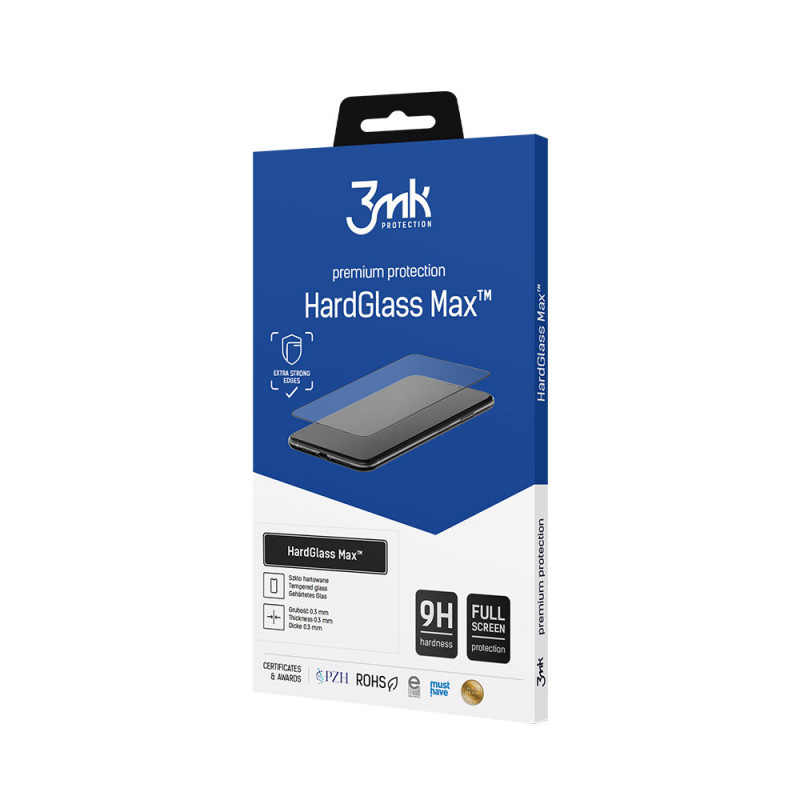 3MK HardGlass Max Apple iPhone 17 Pro grūdintas stiklas, juodas