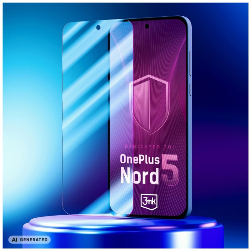 3MK FlexibleGlass hibridinio stiklo ekrano apsauga OnePlus Nord 5