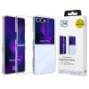 3MK Armor Case dėklas, skirtas Samsung Galaxy Z Flip7, permatomas